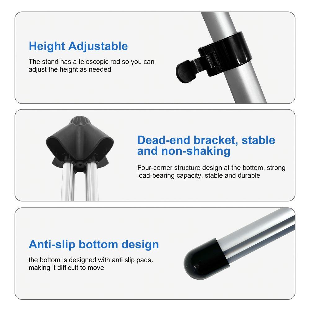 1 set includes 1 ironing hanger + 1 handheld ironing board. Retractable height adjustable, foldable for space saving and easy to carry. Thickened tube with strong load-bearing capacity, can store clothes. Suitable for home, hotel and dormitory use.