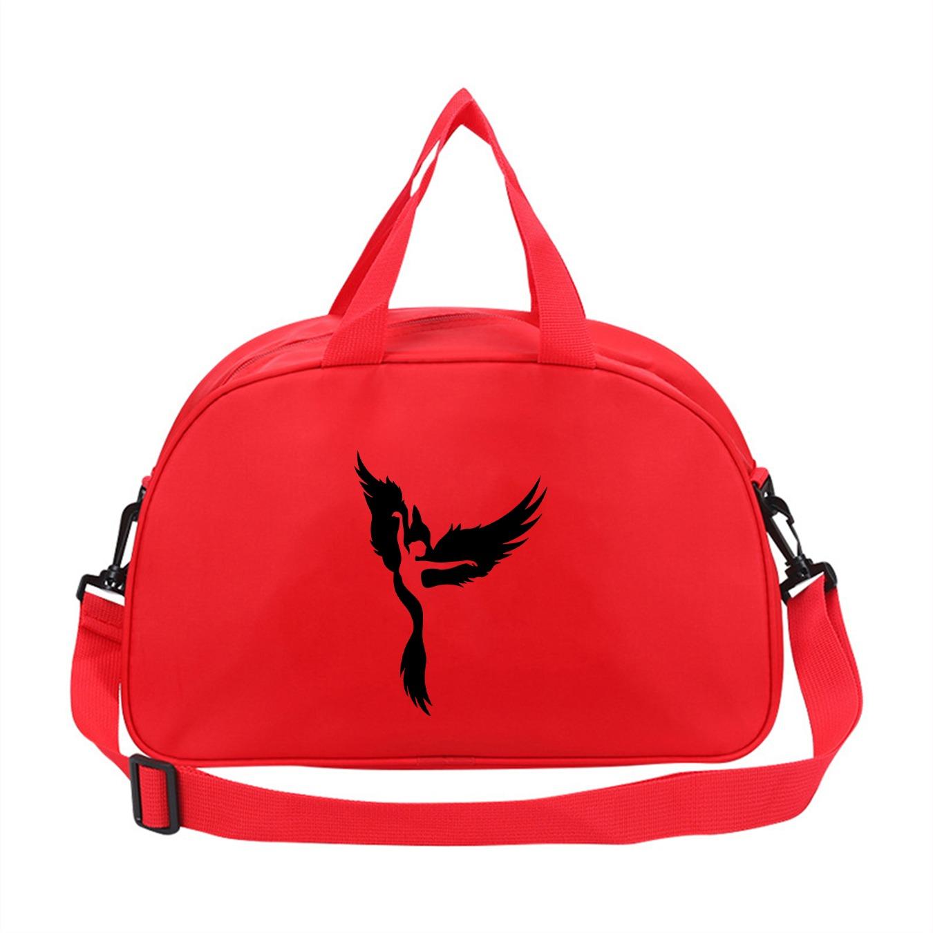 Multifunctional Dancer Wing Print Dance Bag, Unisex Lightweight Travel Backpack, Large Capacity Short Trip Bag, Ideal for Dance Competitions, Vacations, Gifts