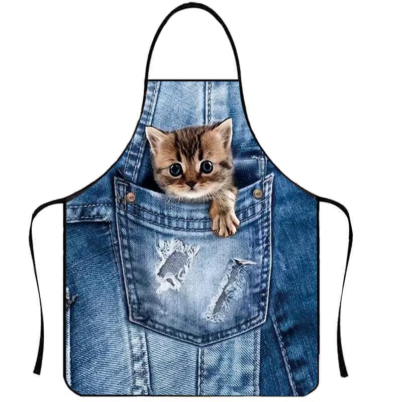 Waterproof BBQ Apron for Cooking Grilling Party with Unique Design Anti-stain Protection Kitchen Aprons