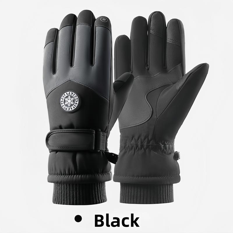 Winter Ski Gloves Waterproof Windproof Thick Warm Non-Slip Touchscreen Compatible for Cycling Driving Outdoor Sports Outdoor Activity Gloves