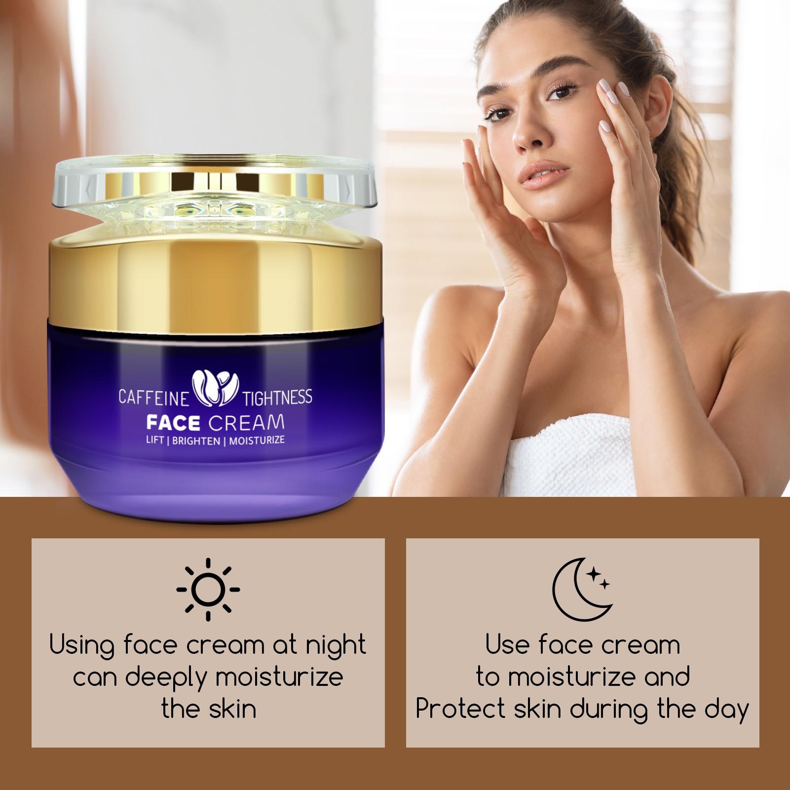 Caffeine Firming Balm with Retinol and Caffeine Essence, Anti-Wrinkle Repair Cream, Moisturizing Night & Day, Smoothes Fine Lines, Tightens Face and Neck