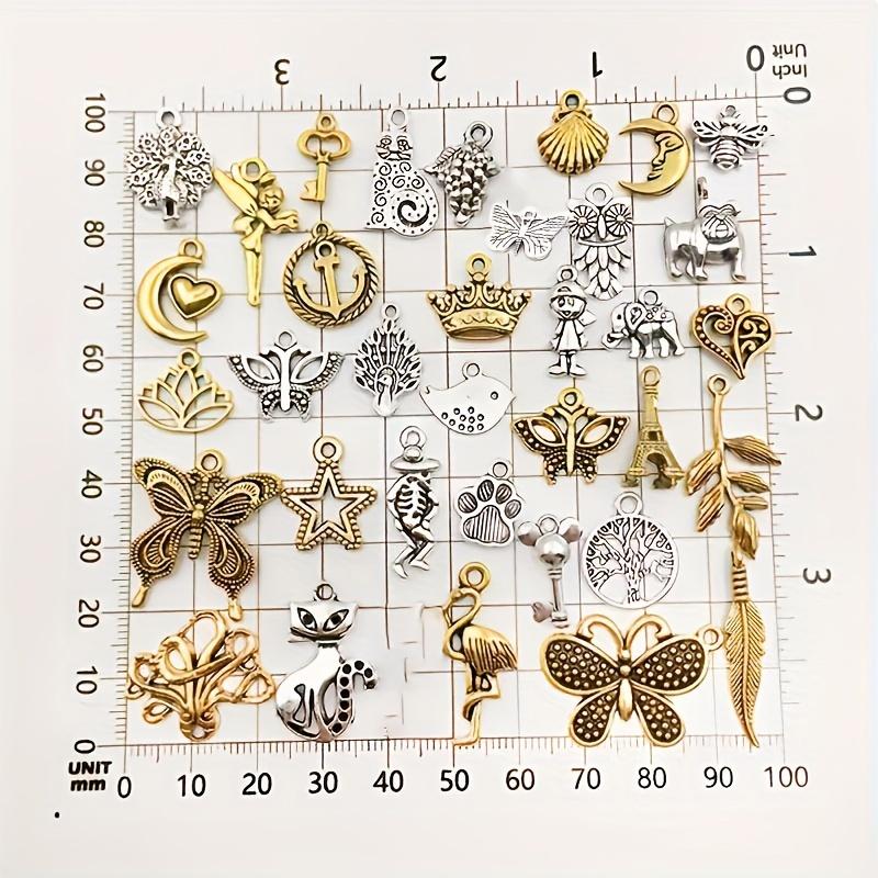 30 60 Sets Alloy Tibetan Silver Pendants Earrings DIY Bracelet Necklace Luggage Clothing Accessories Bead Decorations