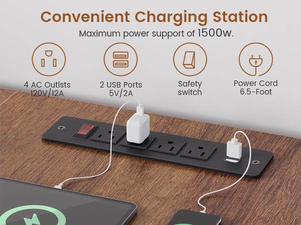 SEDETA 63" Executive Standing Desk with Storage, Executive Height Adjustable Desk with Power Outlets, Large Computer Office Desk with Privacy Panel for Home Office