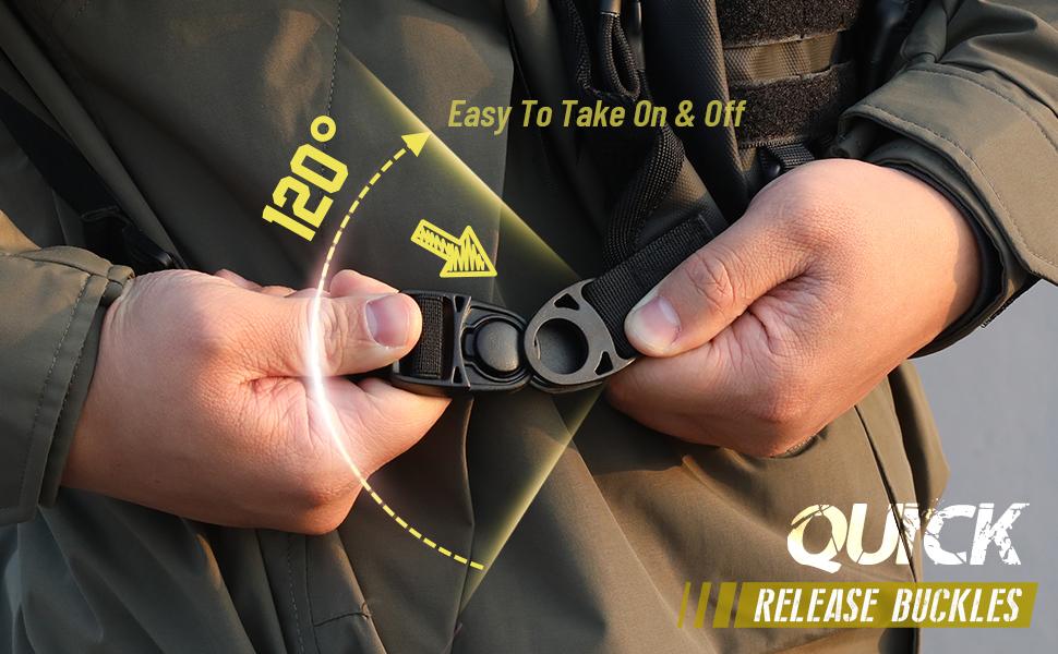 Chest Bag for Men Women, Tactical Chest Rig with Holster, Sport Chest Pack for Outdoor, Running Vest for Hiking, Cycling, Travel, Workouts, EDC Chest Bag for Men Women, Tactical Chest Rig with Holster, Sport Chest Pack for Outdoor, Running Vest for Hiking, Cycling, Travel, Workouts, EDC