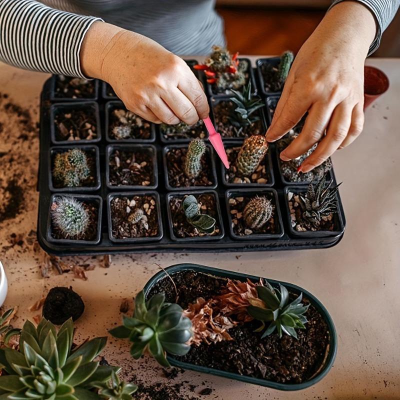 4pcs/set Plastic garden plant cultivation tool, succulent soil shovel, mini succulent planting tool, Portable