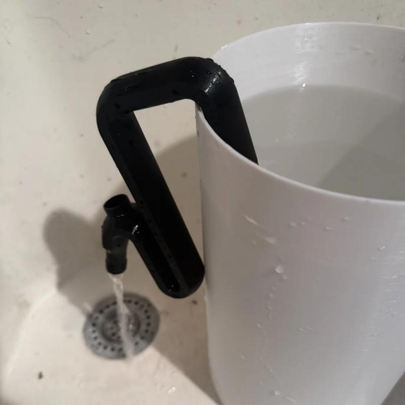 3D Overflow Pipe Bucket Drainage Hose Set, Thickened Bucket Rim Bracket, Anti-Overflow Accessories, Water Bucket Drainage Solution