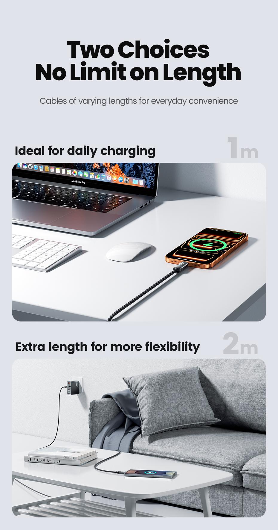 Toocki 240W  Super Fast Charging USB C To USB C Cable Smart OLED Digital Display Type C Cable PD 3.1 SFC 2.0 Fast Charge For iPhone 17 16 15 Pro MAX Macbook Airpods Samsung S24 Xiaomi