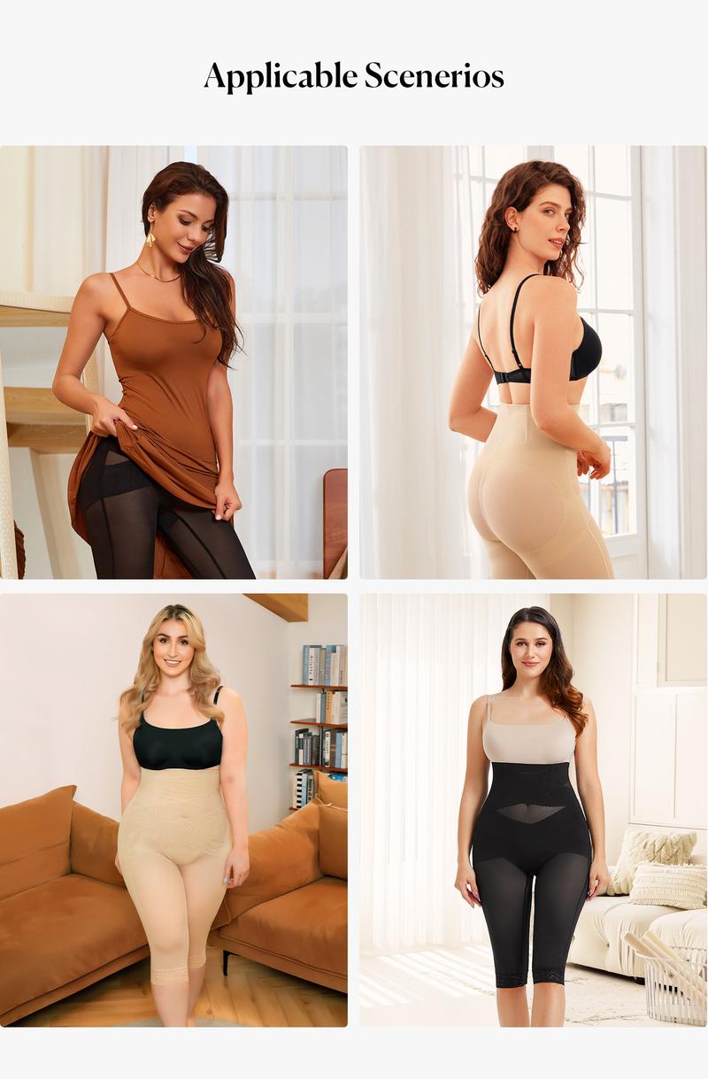 Nebility Women's High-Rise Workout Capri Leggings Lace Trim Footless Sheer Shapewear Womenswear Athleisure Style Pants Minimalist Gym Leggings