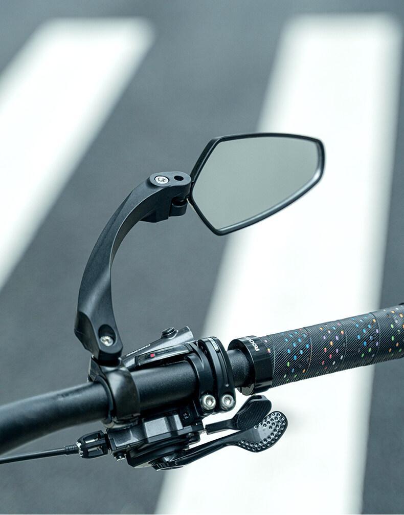 ROCKBROS Bicycle Handlebar Rear View Mirror Bike Cycling Wide Range Backsight Reflector Adjustable Left Right Bike Mirror