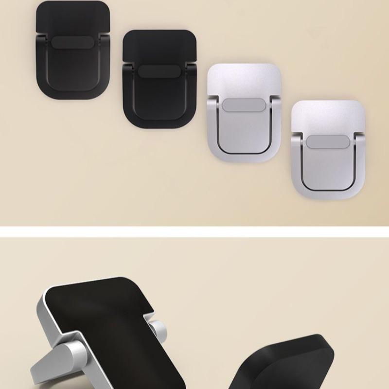 2-Pack Laptop Stand, Invisible Portable 3D Design, Air-Cushioned Base, Foldable Keyboard Support, Cooling Ventilated Rack