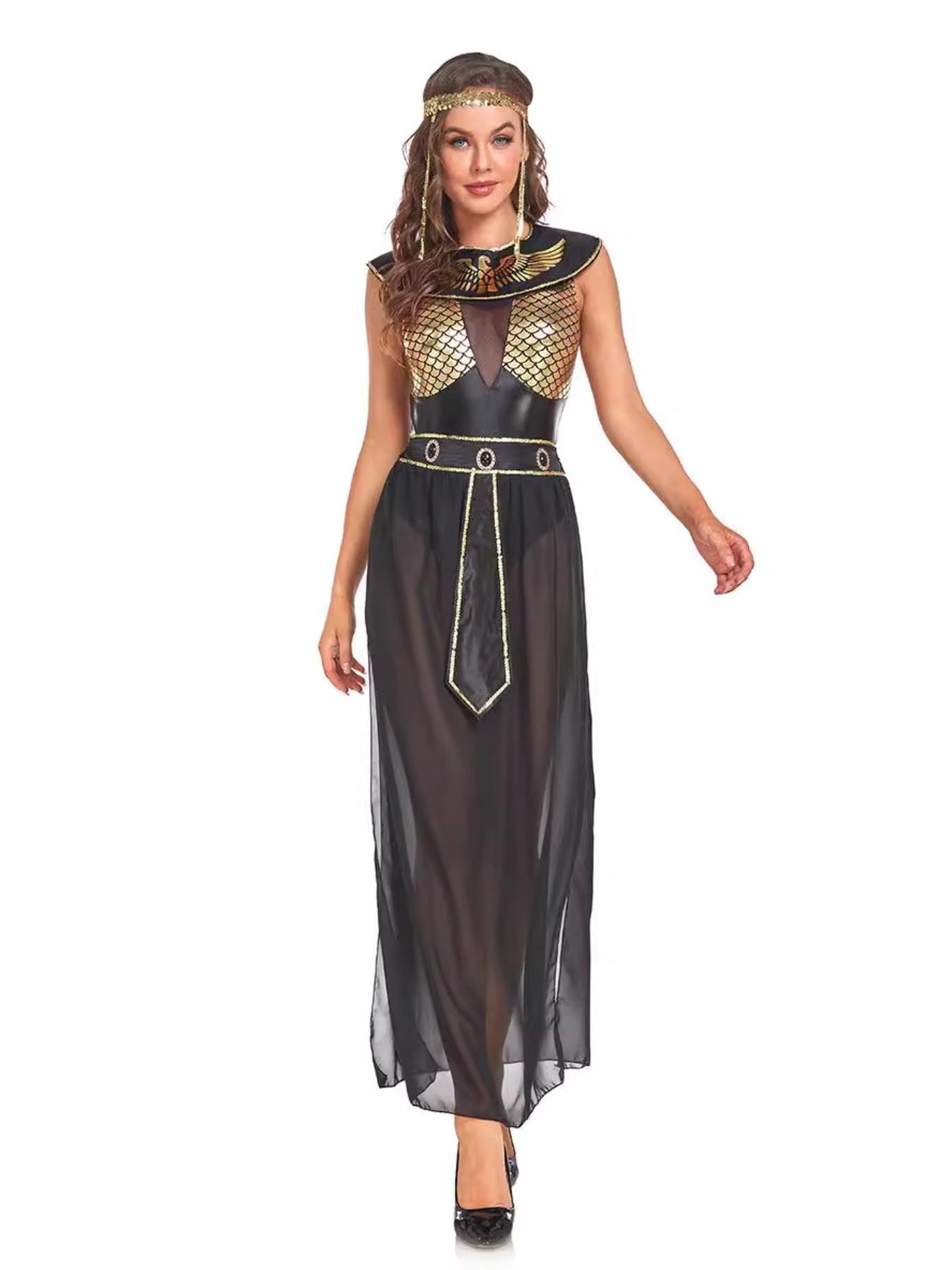 Ancient Egypt Egyptian Costume for Adult Cleopatra Queen Cosplay Carnival Party Party Dress