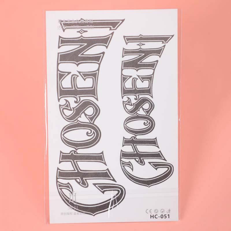 Waterproof temporary tattoo, magic tattoo, lasting 7-15 days, selected person, herbal juice, semi permanent tattoo, arm and chest simulation tattoo