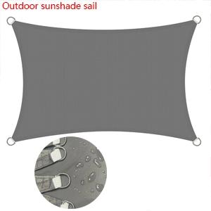Rectangular Waterproof Sunshade Sail, 98% UV Protection Rain Shelter, UV Resistant Canopy, Includes Free Rope, Ideal for Garden Patio Gazebo, Outdoor Shade Canopy Rectangular Waterproof Sunshade Sail, 98% UV Protection Rain Shelter, UV Resistant Canopy, Includes Free Rope, Ideal for Garden Patio Gazebo, Outdoor Shade Canopy