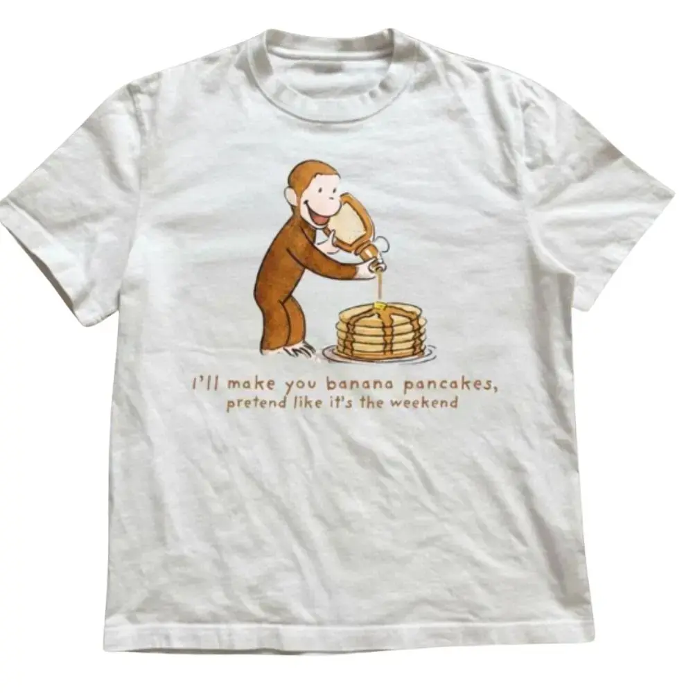 The Funny Monkey Pancake Shirt, I’ll Make You Banana Pancakes Shirt, Gift For Woman, Gift For Men, Womenswear Top Underwear Streetwear, Trending Shirt