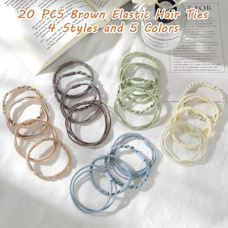 Boho Style Hair Tie, Minimalist Headwear Suitable for Thick Hair, Braid, Fashion Hairstyles Band Hair Accessories for Party, Daily Clothing Decor