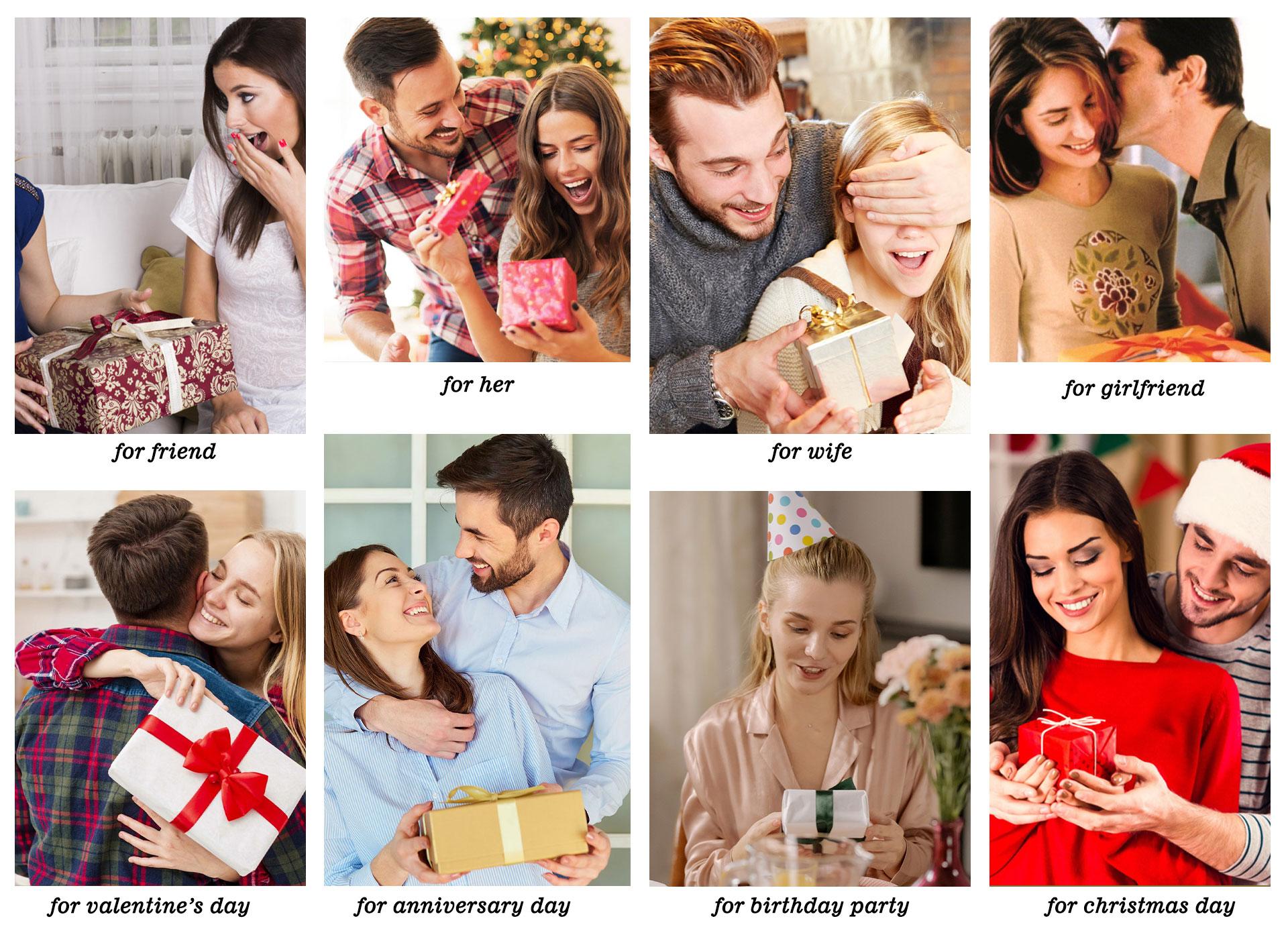 Heart Shaped Necklace Infinity Heart Birthstone Necklace Pendant Gift for Women Girls Anniversary Birthday Mother's Day Gifts Valentine's Day Gift Jewelry for Mom Wife Girlfriend Sister