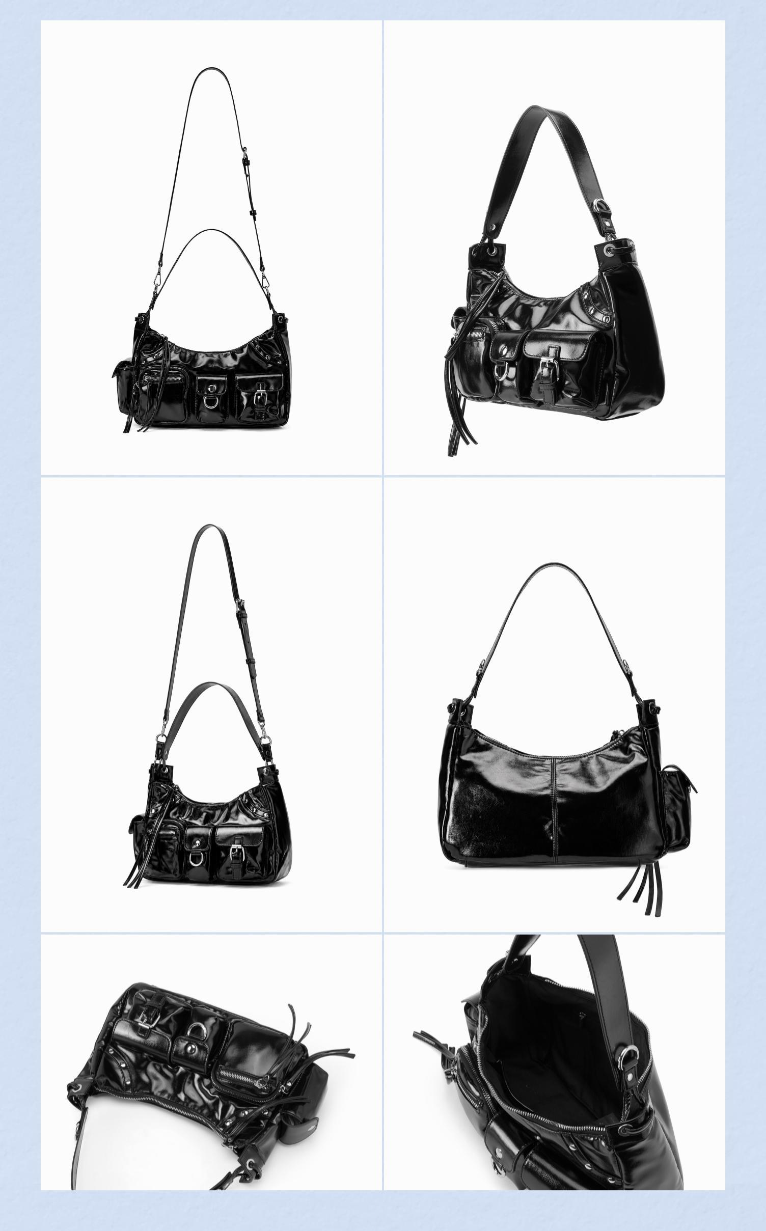 Cider STUDDED POCKET SHOULDER BAG & CROSSBODY BAG