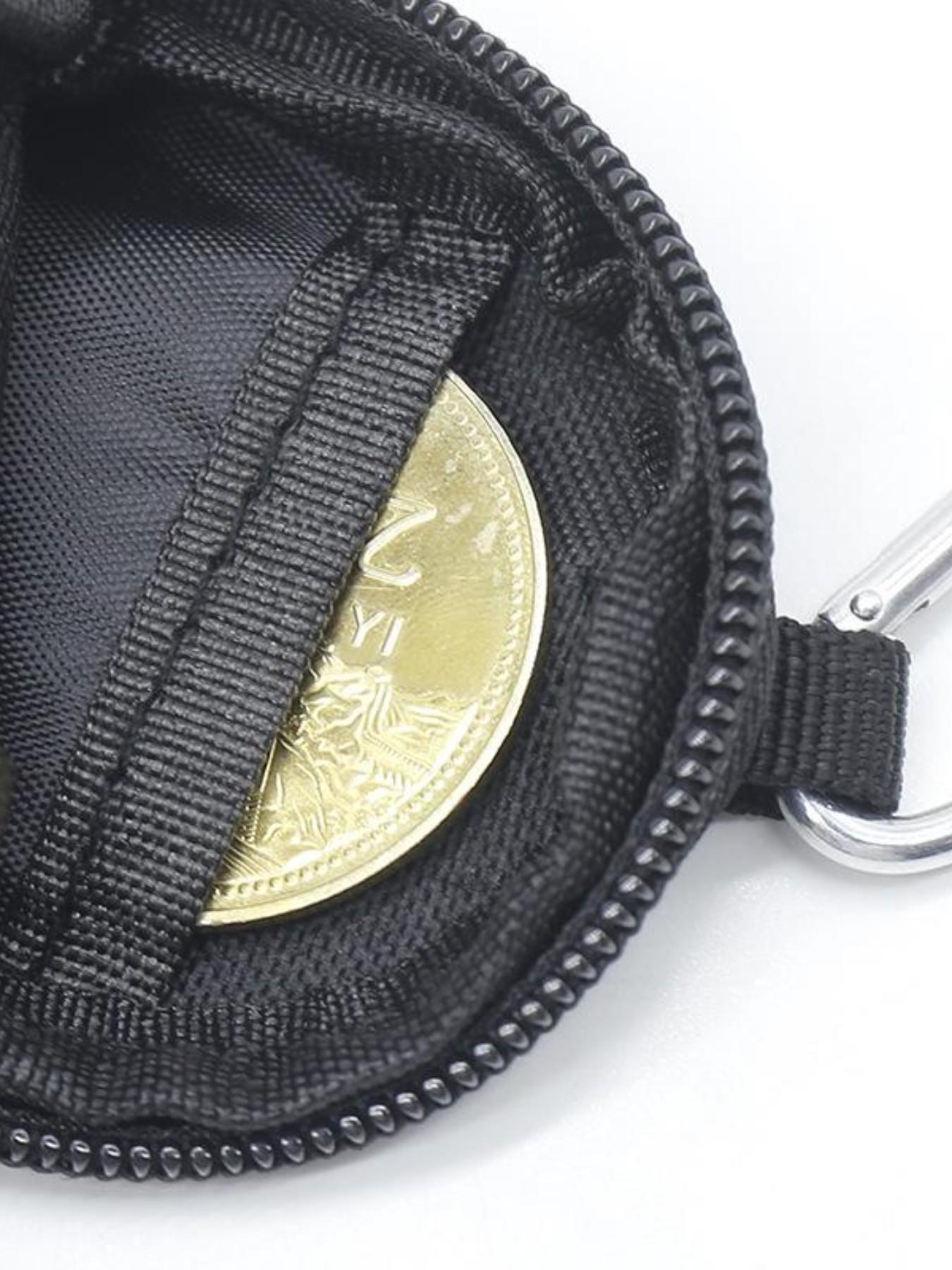 Portable Key Bag for Men, Coin Purse with Zipper, Outdoor Key Organizer, Convenient Key Holder, Essential Accessory for Daily Use