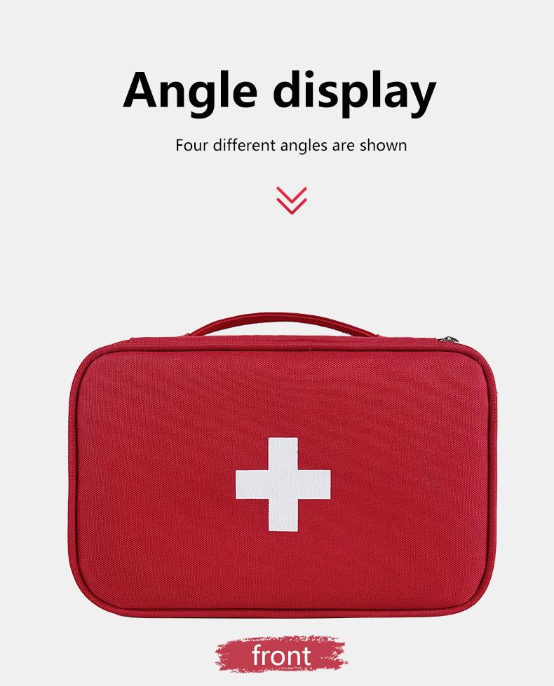 Jumahe Springtok Portable First Aid Kit with Handle,Essential for Home,Office,Car,Travel,Hunting,Camping,Medicine Storage Bag,Travel Accessories Packing Cubes,Toiletry Travel Bag,School Hygiene Bag