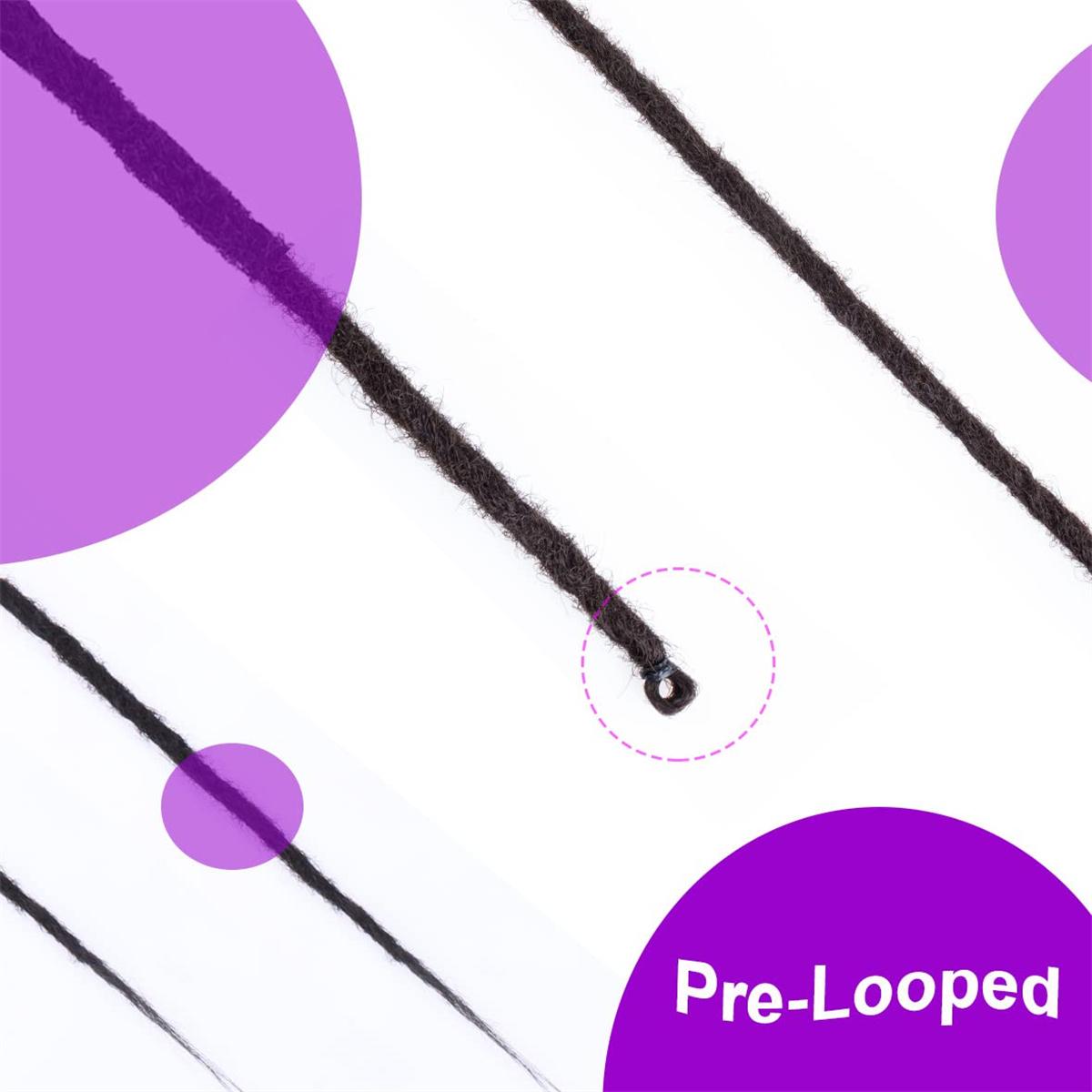 24 Inch 10 Strands/Lot Synthetic Dreadlocks Extensions Soft Extensions Long Crochet Braids For Hippie Dread locks Hair Boho Locs