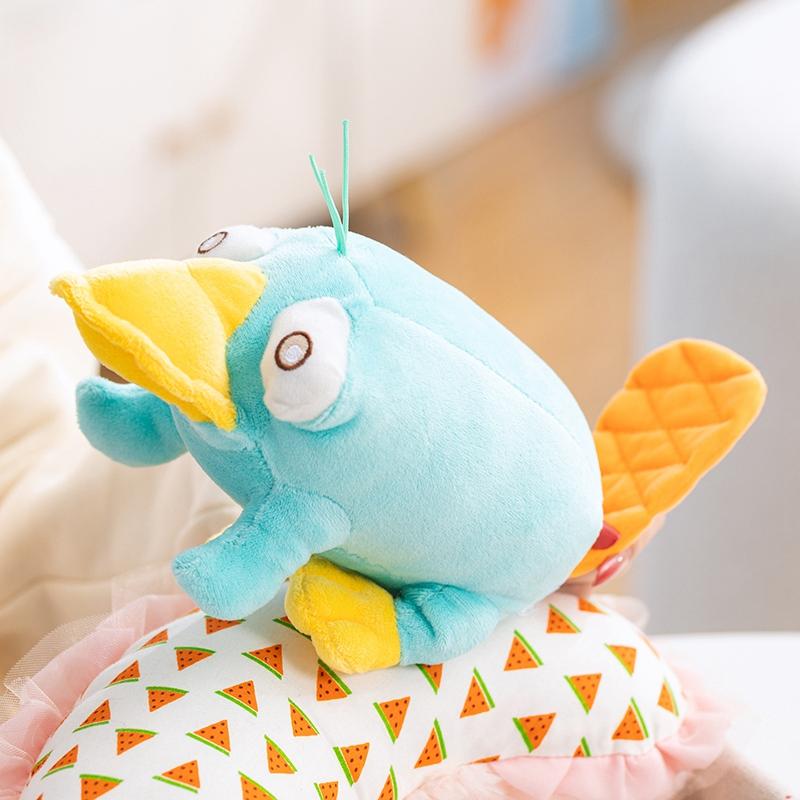 Cute Blue Platypus Plush Toy, Adorable Anime Animal Stuffed Doll, Perfect Gift for Kids, Day, Birthday, Holiday Present