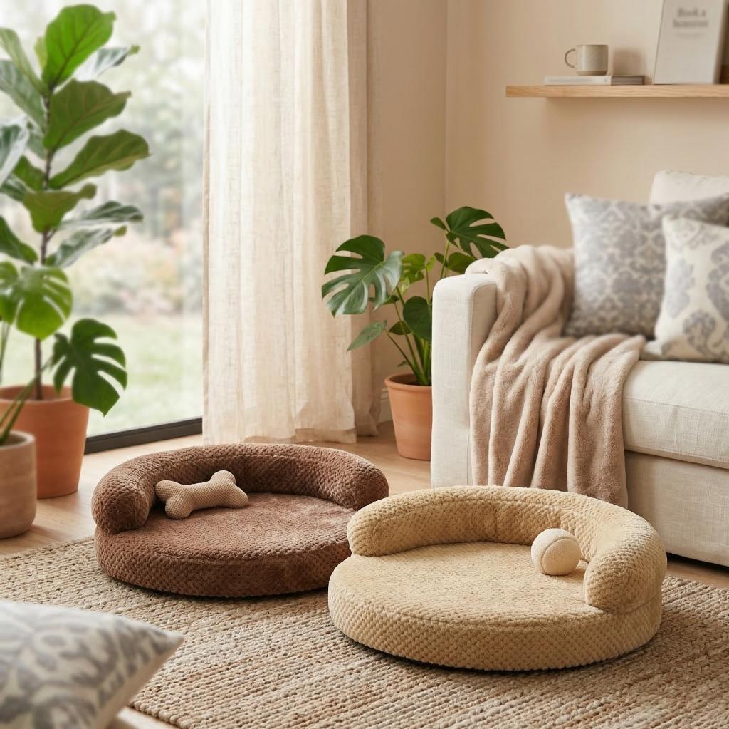 Cat and Dog Bed，Pet Sleeping Bed for Indoor Cats and Small Dogs, Pet Cushion, Cat Mat, Cat Bed, Washable, Cute, Soft Dog Sofa Bed, Non-Slip Base, Cat Houses, Highly Resilient and Won’t Collapse, Protects Joints，gray