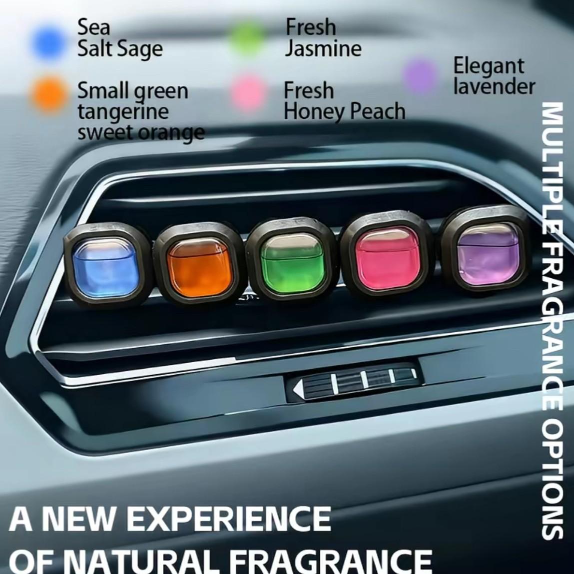 Car Air Freshener Clip, Long-Lasting Car Freshener, 0.14 Oz, 30-Day Odor Eliminator, Vent Clip for Cars, Effective Air Freshening Solution