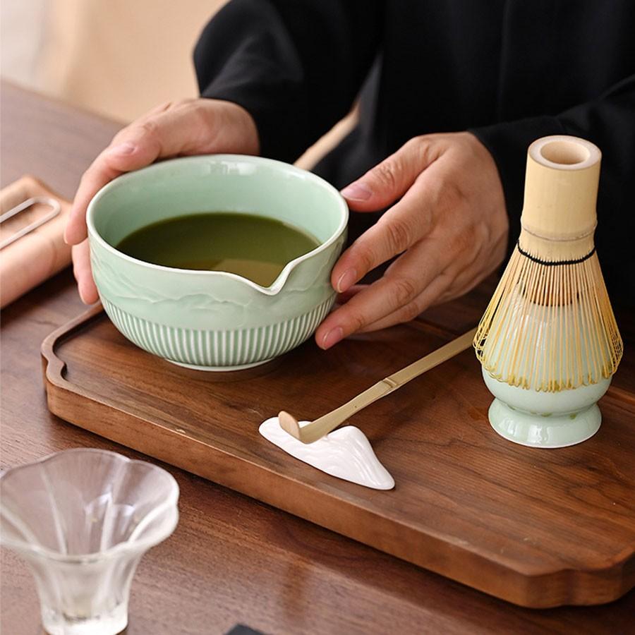 Japanese Matcha Set, Chasen Tea Whisk Kit, Song Dynasty Pointing Tea Tools, Stirrer Tea Ceremony Accessories, Traditional Tea Making Equipment