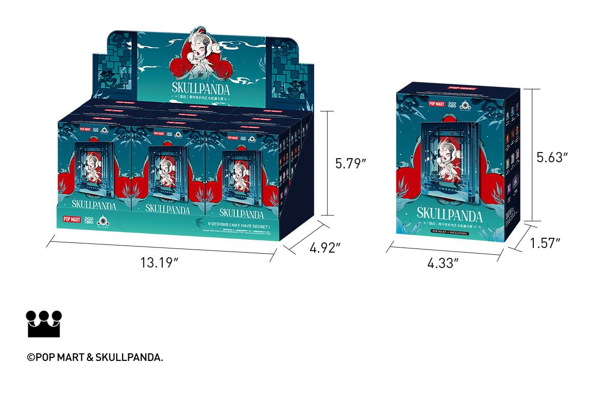 POP MART SKULLPANDA The Mirage Series Figures Art Collection Cards POP MART SKULLPANDA The Mirage Series Figures Art Collection Cards