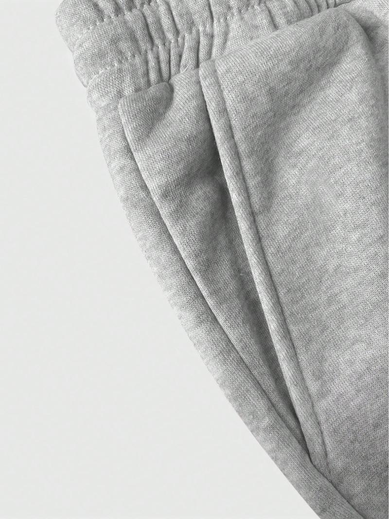 Unisex Street Style Jogger Pants, Hip-Hop Letters & Stars Print, Loose Straight Fit, Fall&winter, Casual Rock Skateboarding