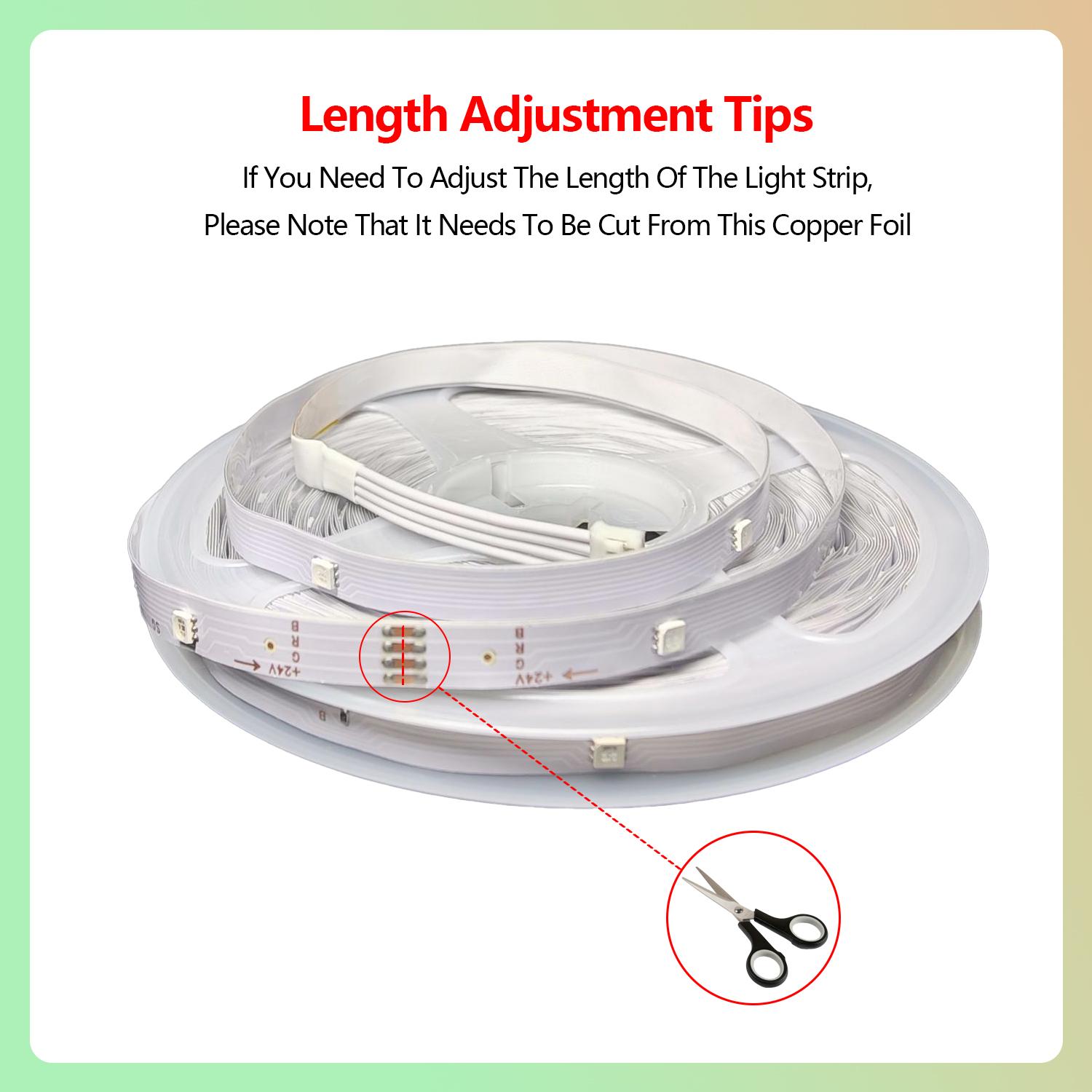 100FT 50FT Smart LED Light Strip RGB Color Changing Music Sync Strip Lights with App & Remote Control for Bedroom Indoor Lighting Decoration Modern