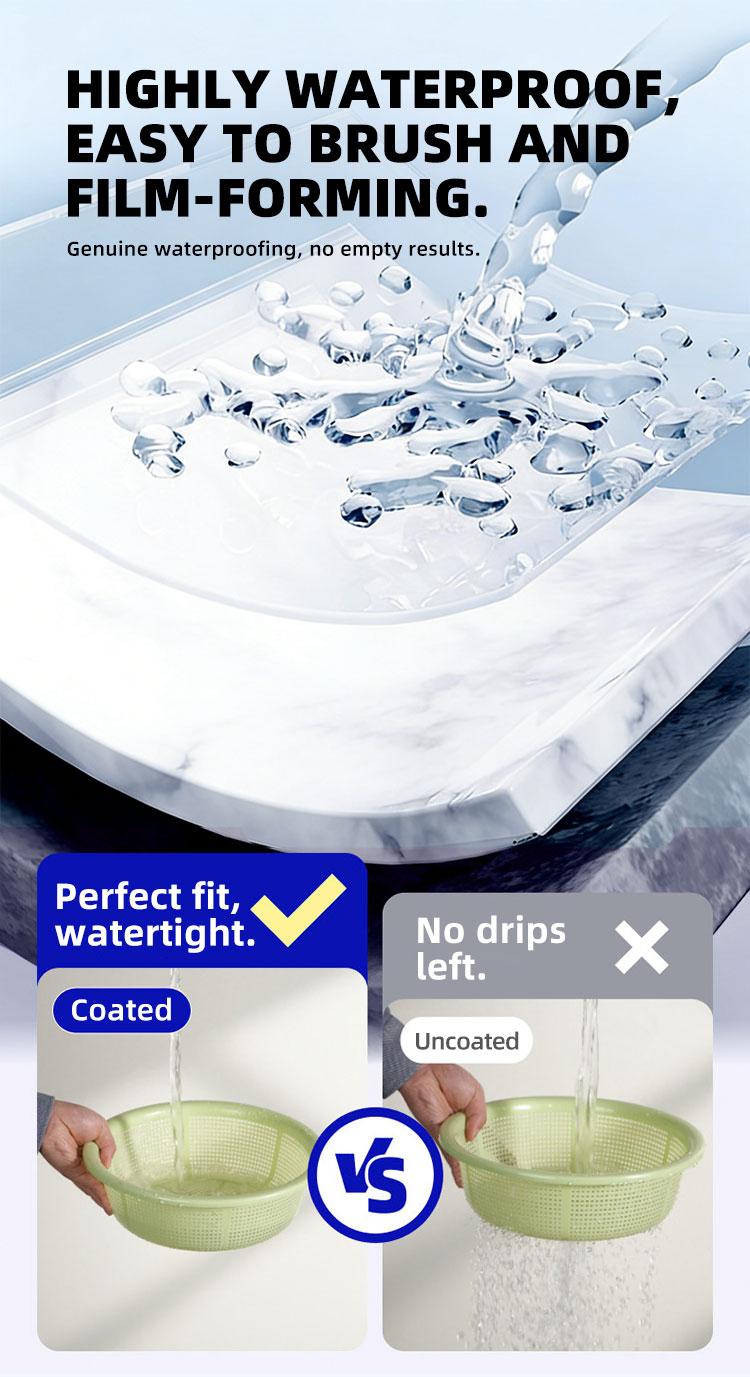 150g Invisible Waterproof Agent, Transparent Waterproof Sealant for Bathroom, Window, Roof, Wall Leak Repair