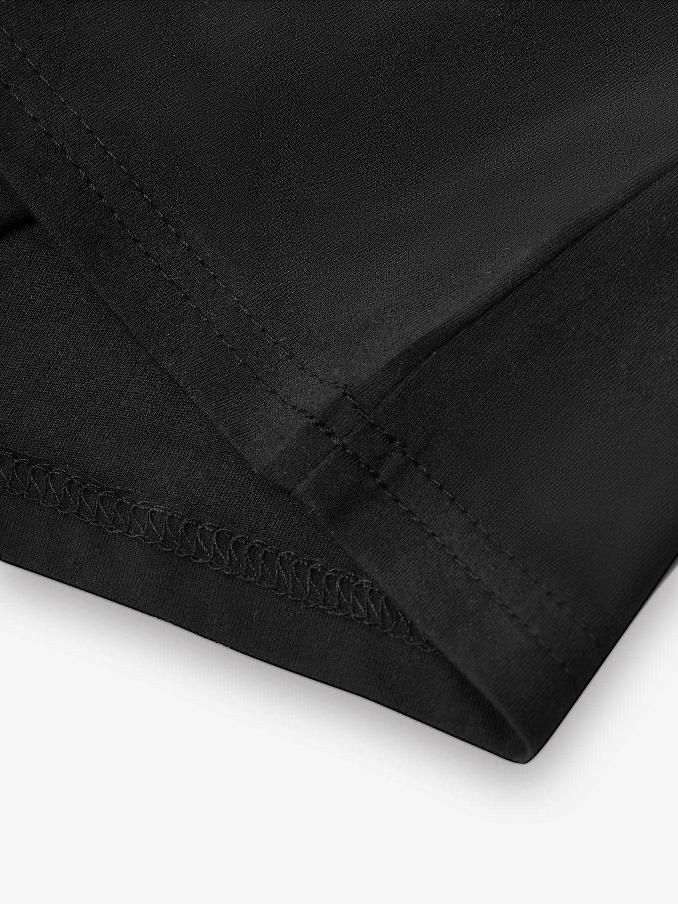 Women's Solid Black V-Neck T-Shirt, Soft and Casual Short-Sleeved Top, Suitable for Everyday Wear and Vacation Occasions.