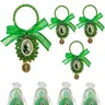 4pcs Organza Bags with Saint Jude Virgin Mary Medals, Rosary Catholic Religious Gifts, Car Hanging Charms and Home Door Hanger Decor, Home Hanging Decoration, Decoration Items