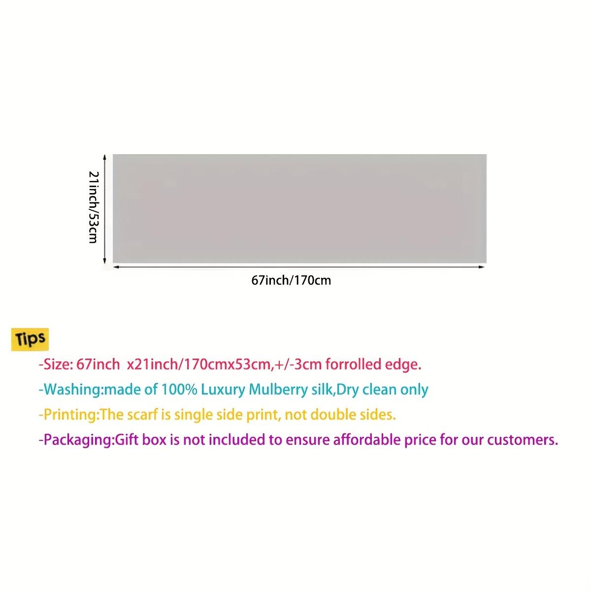 Women's 100% Silk Scarf - Lightweight and breathable, featuring a vibrant autumn leaf pattern, the long shawl is ideal for stylish layering, a great gift for mom, and a versatile and elegant accessory