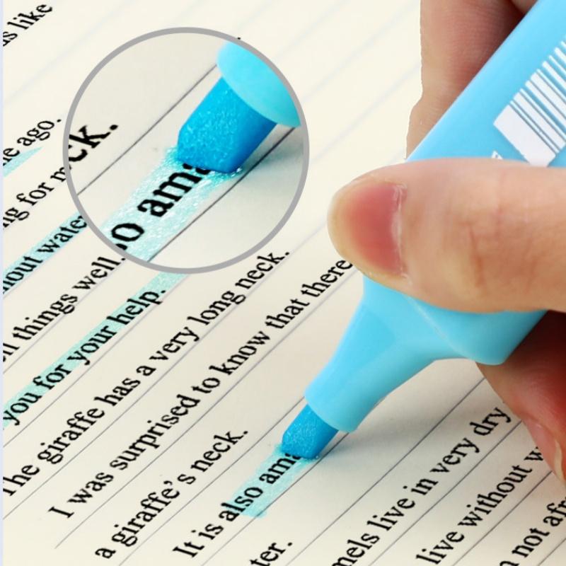 Stable Leopard Pattern Light Highlighter Set, Smooth Gliding Ink, Ideal for Students & Professionals, Long-Lasting Color Notes