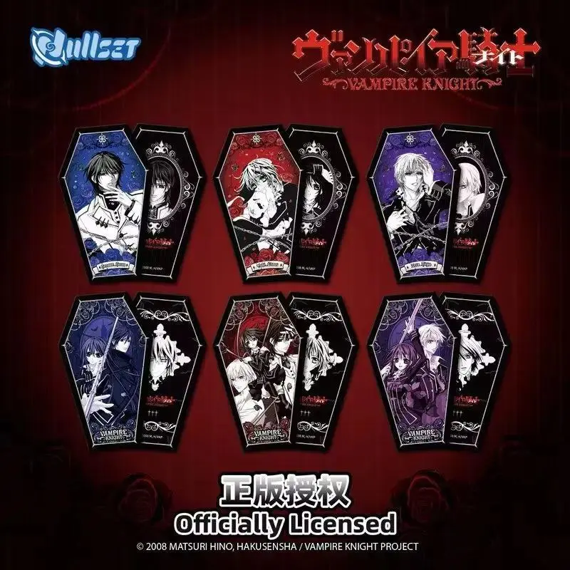 New Sale Genuine Nullset Vampire Knight Gothic Style Character Card & Badge Blind Bag Anime Collectible Toys Girl Surprise Gifts