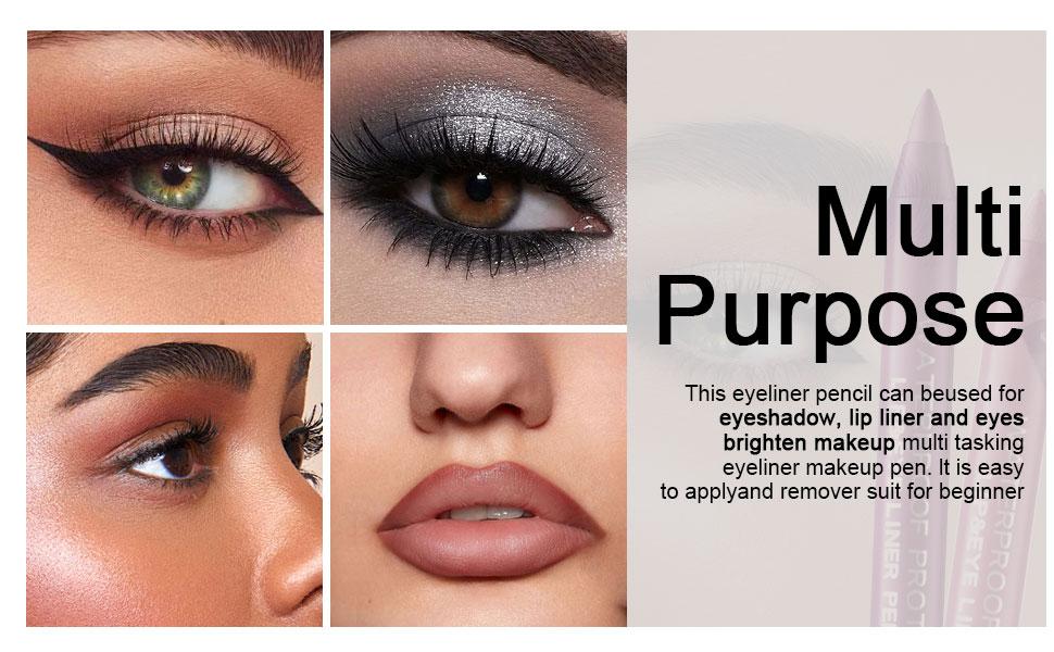 12 Color Gothic Eyeliner Pencil With Sharpener Set Makeup Smooth Matte Lipliner Waterproof Eyeshadow Pens Shine Pearl Smoky Punk Freckle Pen Cosmetic 12 Color Gothic Eyeliner Pencil With Sharpener Set Makeup Smooth Matte Lipliner Waterproof Eyeshadow Pens Shine Pearl Smoky Punk Freckle Pen Cosmetic