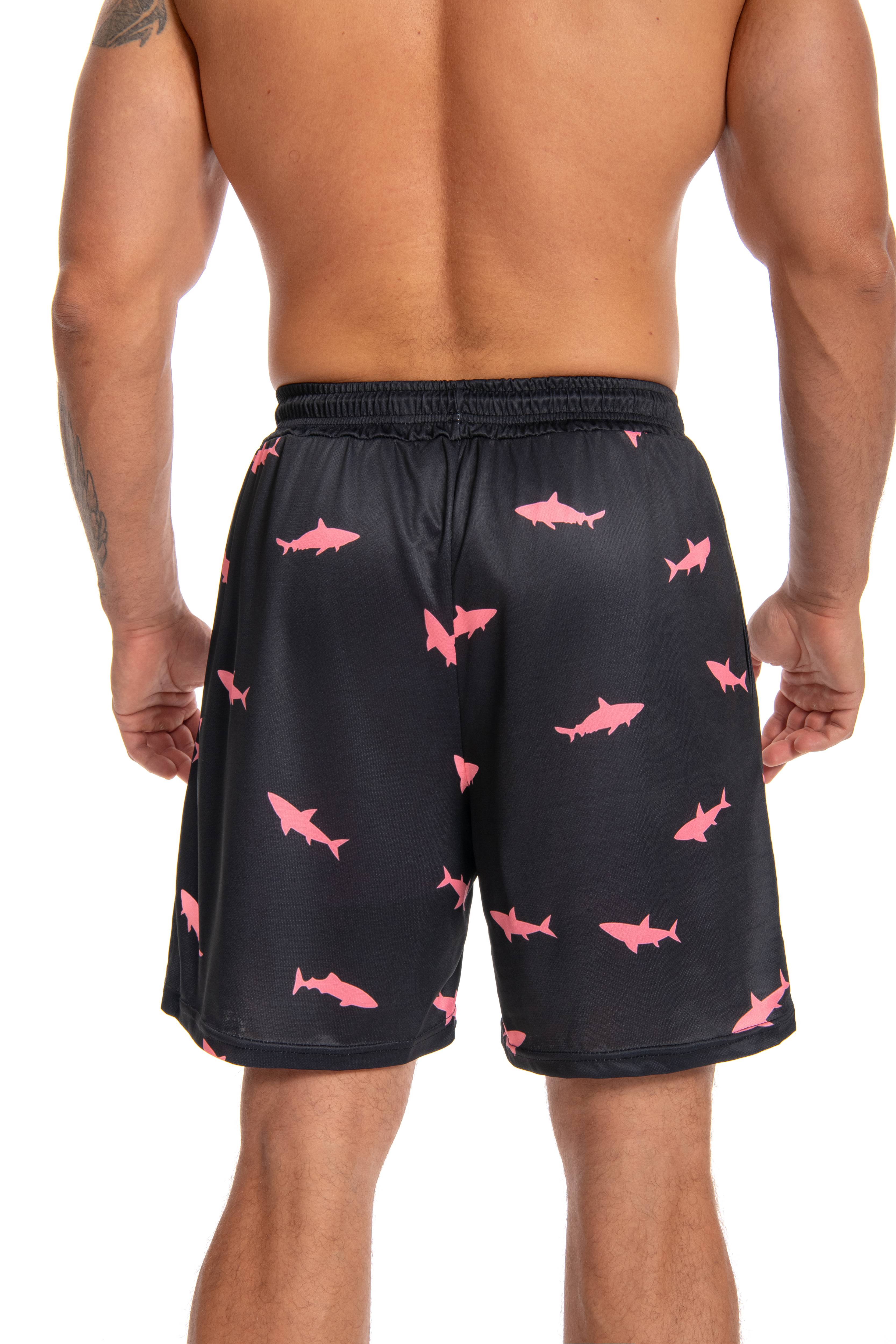 JUNBAOSS Mens Swim Trunks with Compression Stretch Beach Shorts Quick Dry with Pockets No-Chafing Board Shorts, Breathable Fit Hawaii Beach Shorts Swimwear Bathing Suits