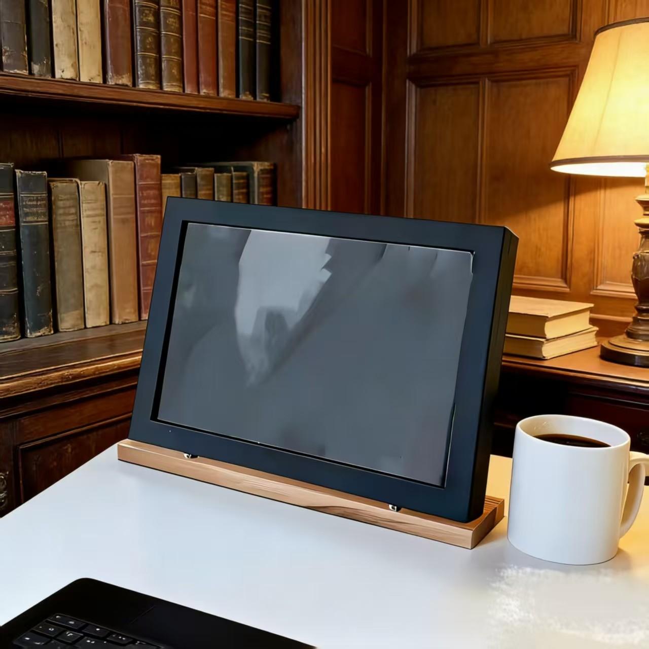 2026 New Display Stand Frame Pin Cushion Dust-Proof Large Capacity Desktop Organizer Box, Modern Design for Home Office Use