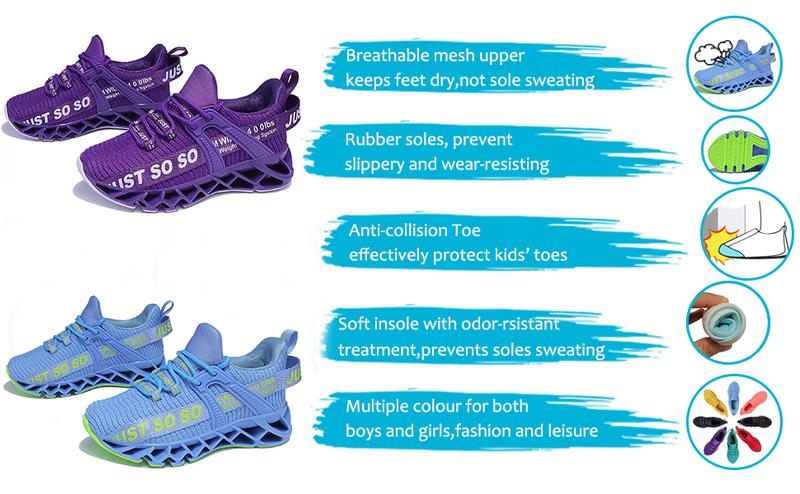 Boys Girls Running Shoes Tennis Lightweight Sneakers for Little Kids/Big Kids Athletic Sports