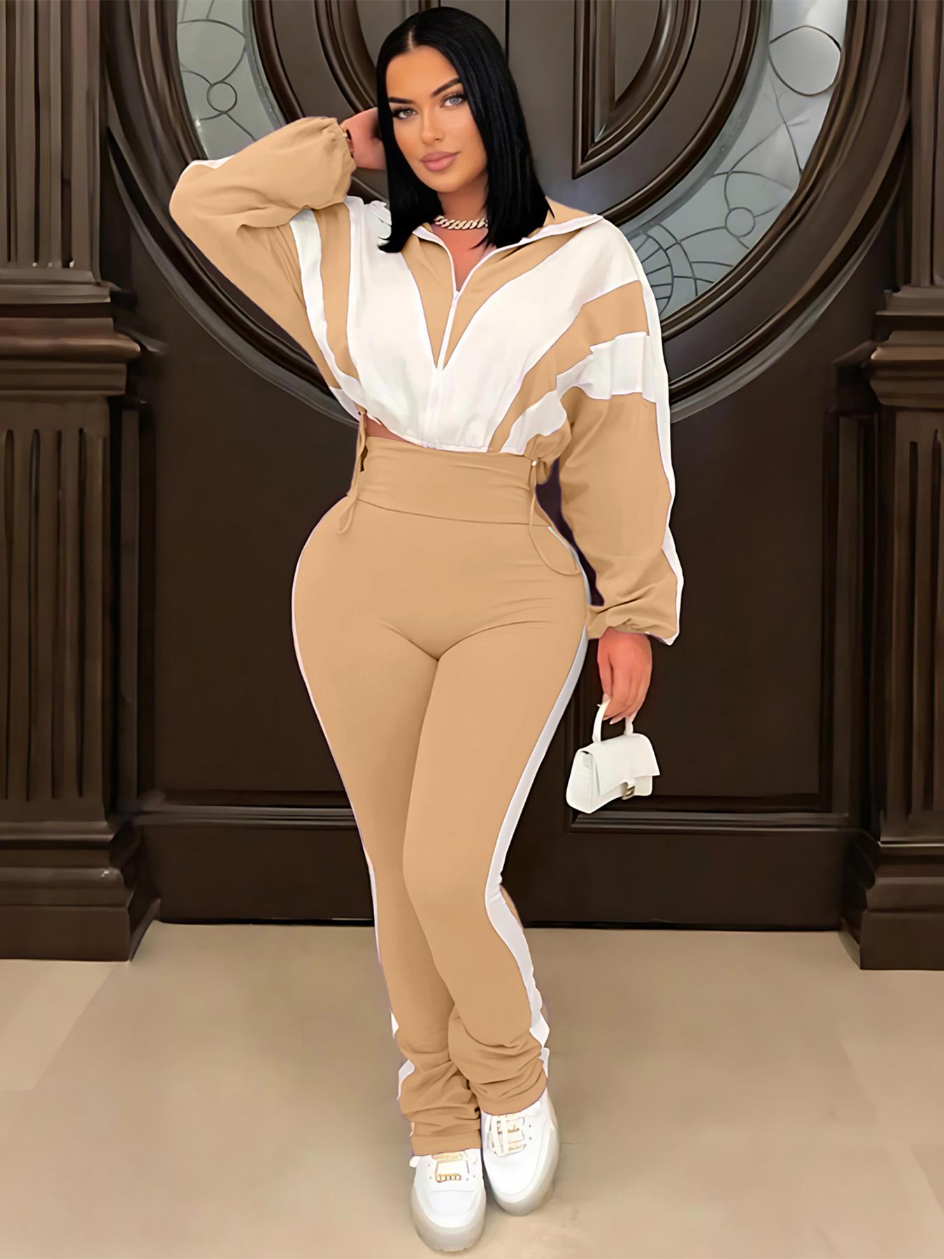 Women's Casual Crop Top, Regular Length, Thin Fabric Thickness, Fall & Winter Fashion, S391403