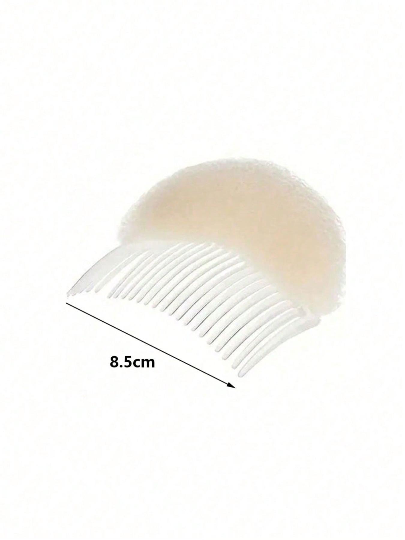 Fluffy Sponge Hair Cushion Volumizing Root Lift Tool ，Hair Accessories for Girls Hair Volume Invisible Hair Pad, On Both Sides Heightening Invisible Sponge Back Head Hair Comb, Sponge BB Hair Clip Headpiece - DIY Dry Hair Styling, Natural Look Voluminous