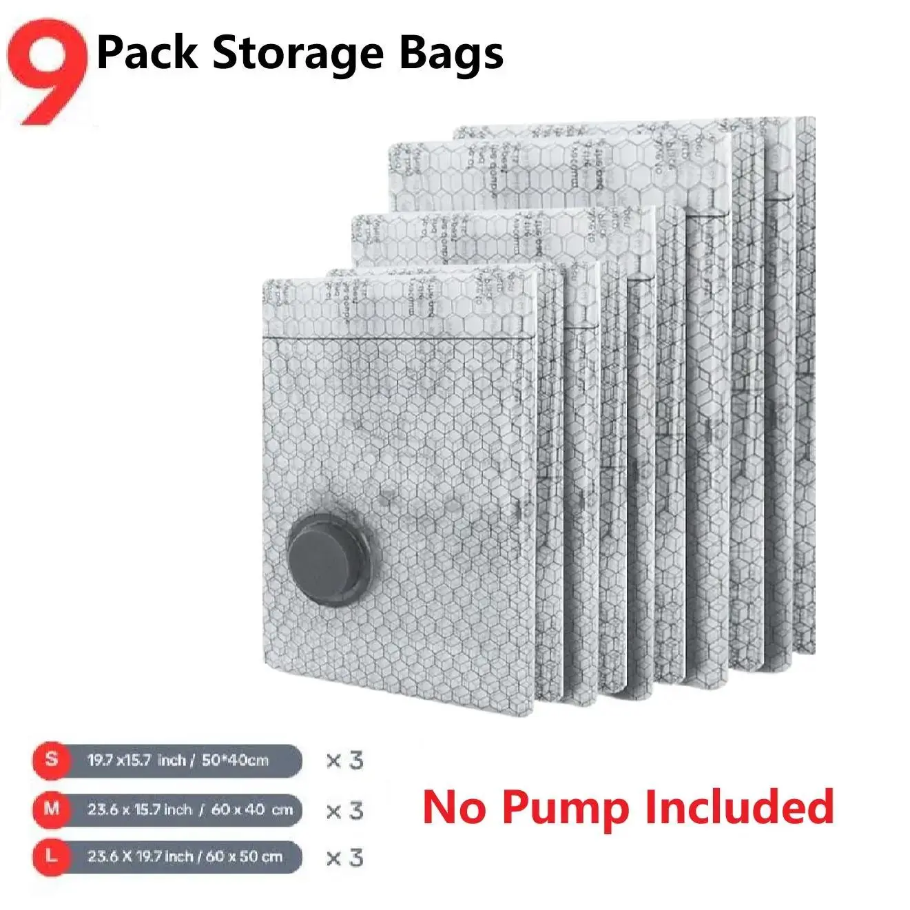 9-piece set + no electric air pump