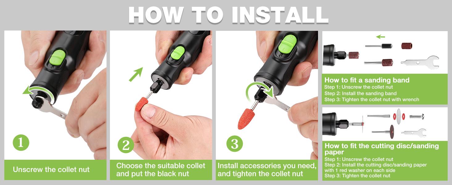 #JumpstartSale WORKPRO Cordless Rotary Tool, 8V Rotary Tool Kit with 117 Accessories, 6 Variable Speed, Type-C Charging, LED Work Light, Power Rotary Tool for Sanding, Polishing, Engraving, Drilling, Cutting, DIY