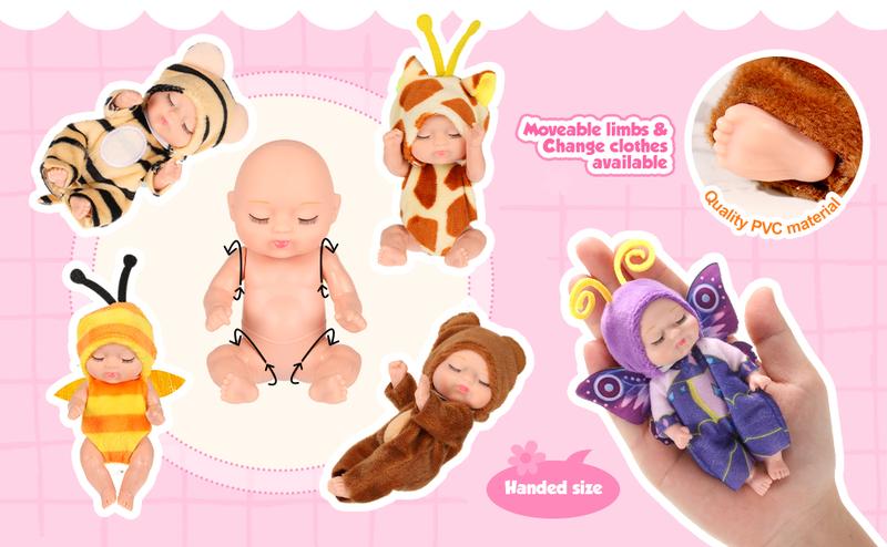 6/10 Pcs Mini Easter Reborn Cute Black Reborn for Easter Basket Stuffer Party Exchange Gift Idea Birthday Party Gift Creative Holiday Party Supplies Emotional Companionship Gift 6/10 Pcs Mini Easter Reborn Cute Black Reborn for Easter Basket Stuffer Party Exchange Gift Idea Birthday Party Gift Creative Holiday Party Supplies Emotional Companionship Gift