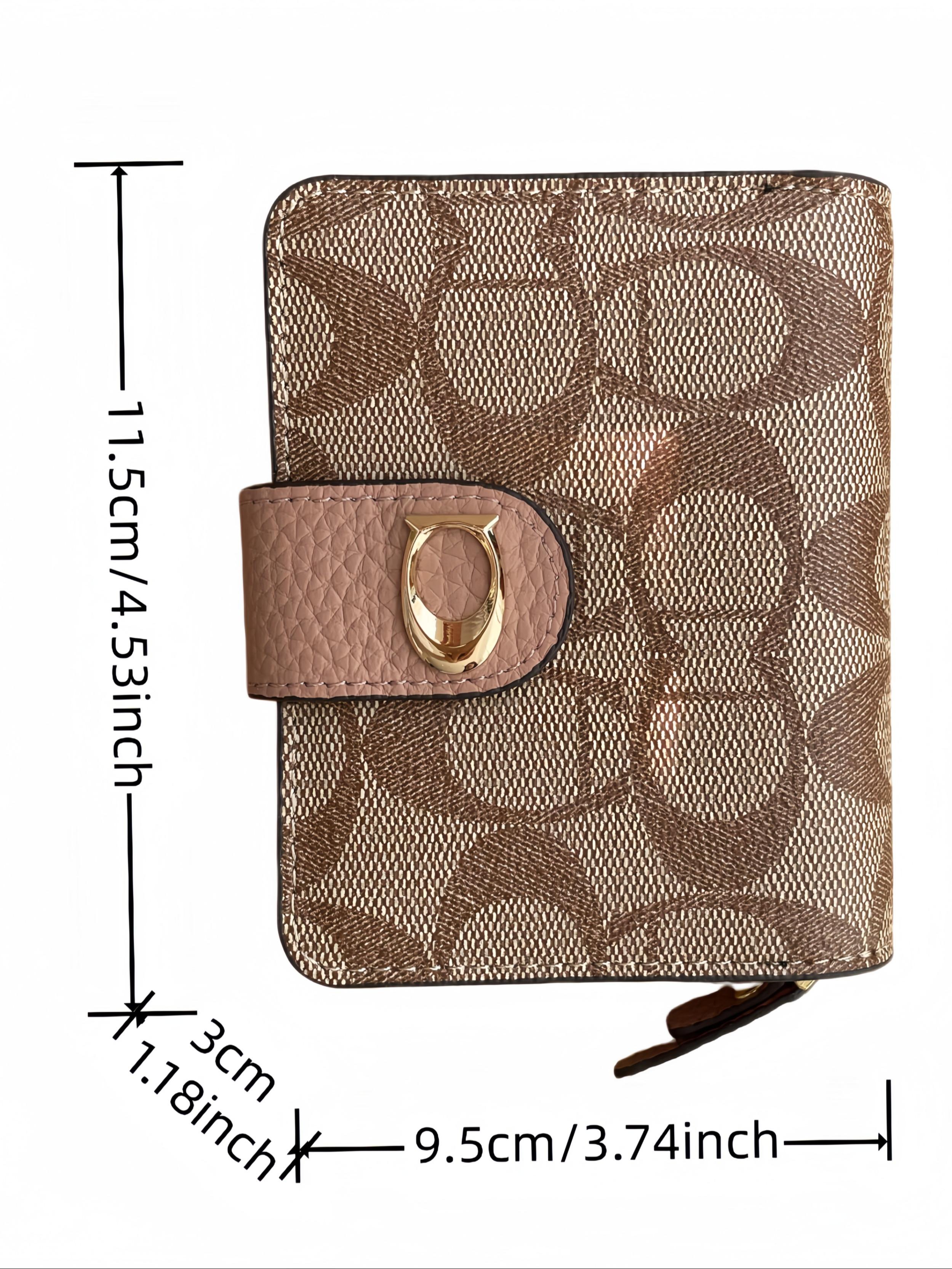 Women's Leather Short Wallet, New Fashion Card Holder, High-End Cowhide Money Clip, Elegant Coin Purse, Stylish Accessories