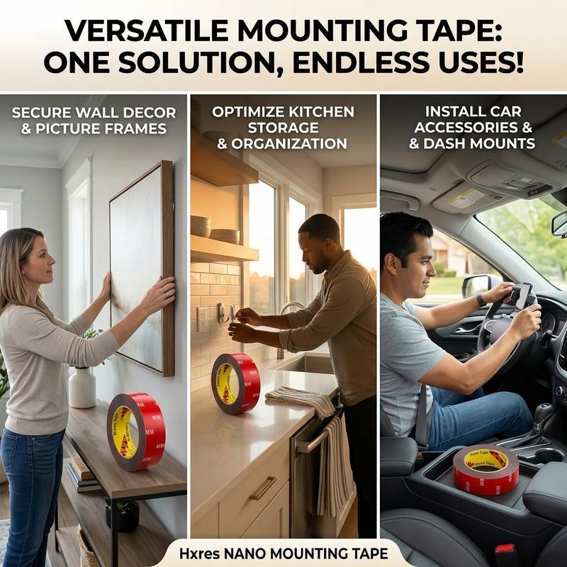 Hxres Double-Sided Strong Nano Mounting Tape