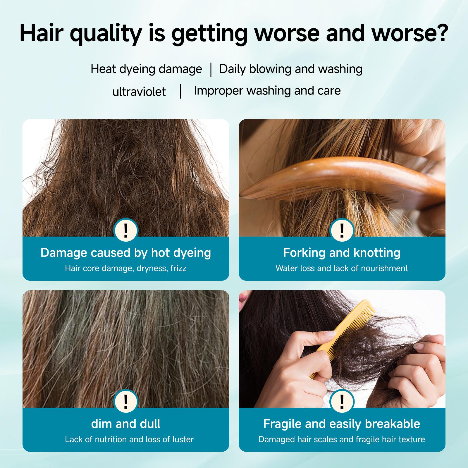 【Buy 1 get 2】Honlink Polypeptide Keratin Shampoo Cream for Hair Repair and Growth with Biotin and Keratin