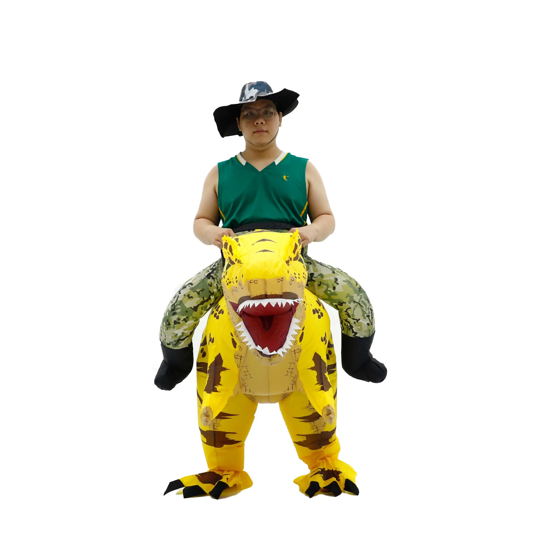 Dinosaur Inflatable Costume for Adults, Fun Halloween Party, Trendy Inflatable Dinosaur Dress, Perfect for Festive Events